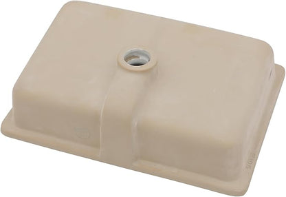Bathroom Vessel Sink 18" x 12" Rectangle Vessel Sink With Faucet And Drain Combo Bowl Sink Bathroom Vessel Sinks Countertop Rectangular White Farmhouse Lavatory Vanity Sink Basin