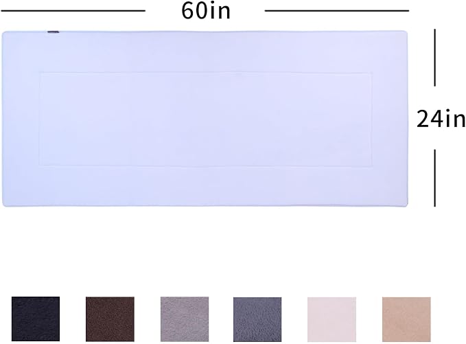 Soft Hallway Runner Rug,Washable Floor Rugs, Non Slip Memory Foam Rug,Super Water Absorption, Suitable for Bathroom Mat, Entrance,Kitchen, Living Room Decor(2x5ft Sky Blue)