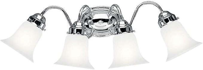 Kichler 6124CH Bath 4-Light, Chrome