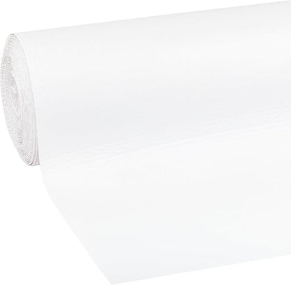 Smooth Top EasyLiner for Cabinets & Drawers - Easy to Install & Cut to Fit - Shelf Paper & Drawer Liner Non Adhesive - Non Slip Shelf Liner for Kitchen & Pantry - 12in. x 24ft. - White