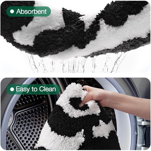 LUMI Bathroom Rug 24x36, Soft Absorbent Microfiber Bath Mat, Non Slip