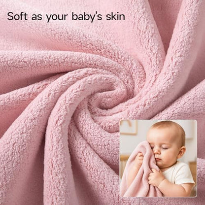 REDKISS Pack of 6 Pink Towel Set - 2 Extra Large Bath, 2 Hand, 2 Washcloths, Ultra Soft & Highly Absorbent, Quicker to Dry, Towels for Bathroom, Spa, Hotel, Gym