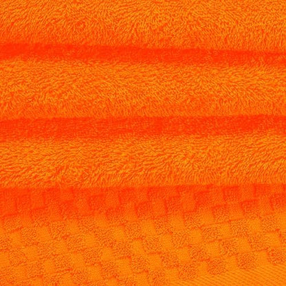 MyOwn Ultra Soft 2 Pack Oversized Bath Towel Set 28x55 inches, Cotton Large Bath Towels, Highly Absorbant Compact Quickdry & Lightweight Towel, Ideal for Gym Travel Camp Pool - Orange