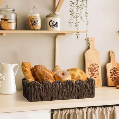 Bathroom Decor Basket for Toilet Paper Storage Baskets For Organizing