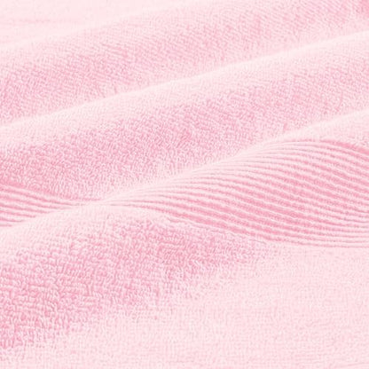 Belizzi Home 4 Pack Bath Towel Set 27x54, 100% Ring Spun Cotton, Ultra Soft Highly Absorbent Machine Washable Hotel Spa Quality Bath Towels for Bathroom, 4 Bath Towels - Pink