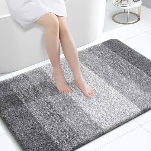 OLANLY Large Bathroom Rugs 44x32, Extra Soft Absorbent Microfiber Bath Rugs