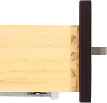 ARIEL Cambridge 60-inch Bathroom Vanity with Sink,Solid Wood, 0.75-inch Italian Carrara Marble Countertop, Double Rectangular Porcelain Sink, 4 Soft Closing Doors, 6 Dovetail Drawers, Espresso