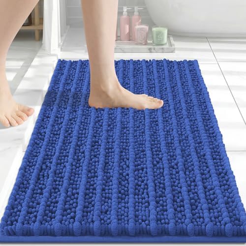 Arotive Bathroom Rugs Mat 24x16, Soft Absorbent Chenille Shaggy Bath Mat