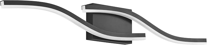 PRESDE 40 Inch Bathroom Light Fixtures Black Vanity Light Bar LED Modern Bath Wall Lighting Over Mirror Dimmable 3CCT