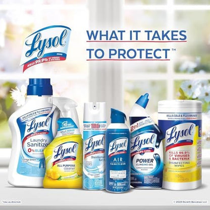 Lysol Automatic In-The-Bowl Toilet Cleaner, Cleans and Freshens Toilet Bowl, Atlantic Fresh Scent, 8 Count (Pack of 4)