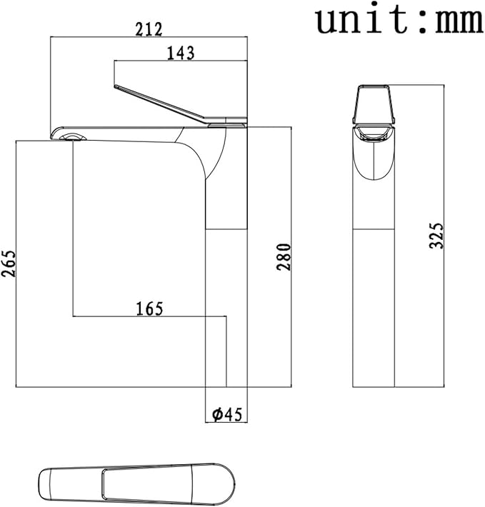 Bathroom Water Faucet Single Hole Faucet for Bathroom Sink Single Handle Hot and Cold Chrome