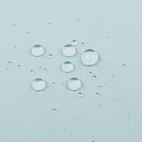 ALYVIA SPRING Waterproof Fabric Shower Curtain Liner, Washable Cloth Shower Curtain for Bathroom - Standard Size 72x72, Blue (Pack of 2)