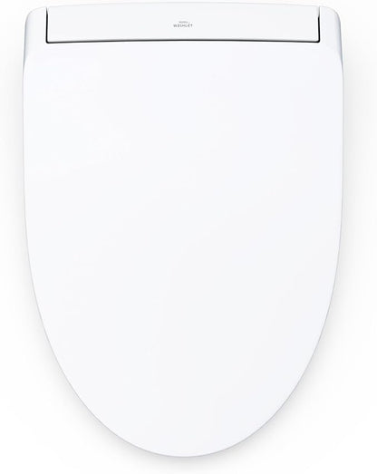 TOTO® WASHLET® KS5 Electronic Bidet Toilet Seat with Instantaneous Water Heating, Self-Cleaning Wand and Heated Seat, Elongated, Cotton White - SW3216#01
