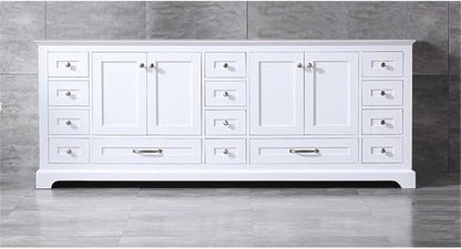 Dukes 84 in. W x 22 in. D White Double Bath Vanity