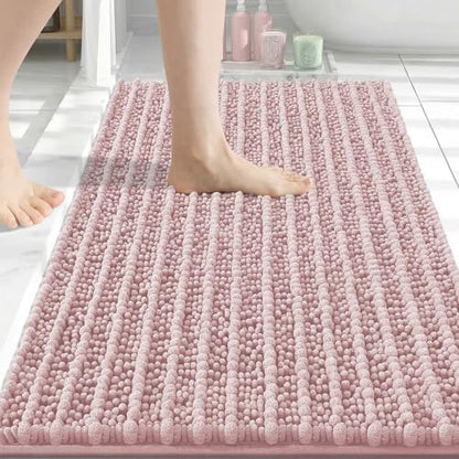 Arotive Bathroom Rugs Mat 30x20, Soft Absorbent Chenille Shaggy Bath Mat