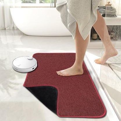 Bath Mat,Ultra Thin Bathroom Rugs,Rubber Bath Mats for Bathroom,Bath rugs