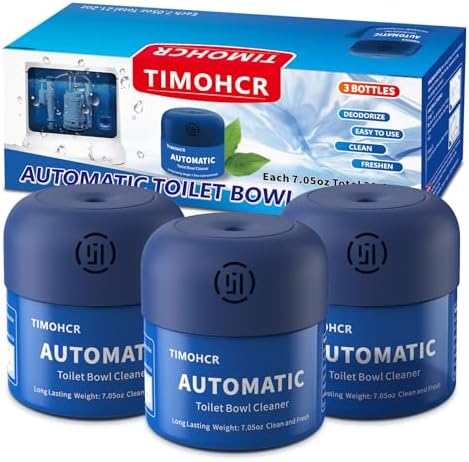 Automatic Toilet Bowl Cleaner 3 Bottles Eucalyptus Long lasting