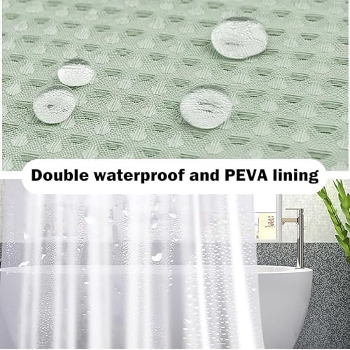 23 PCS Green Bathroom Accessories Set丨Shower Curtain Bathroom Accessory