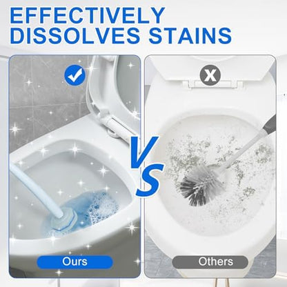 Disposable Toilet Brush and Holder Set, with 30 PCS Brush Head for Clorox.