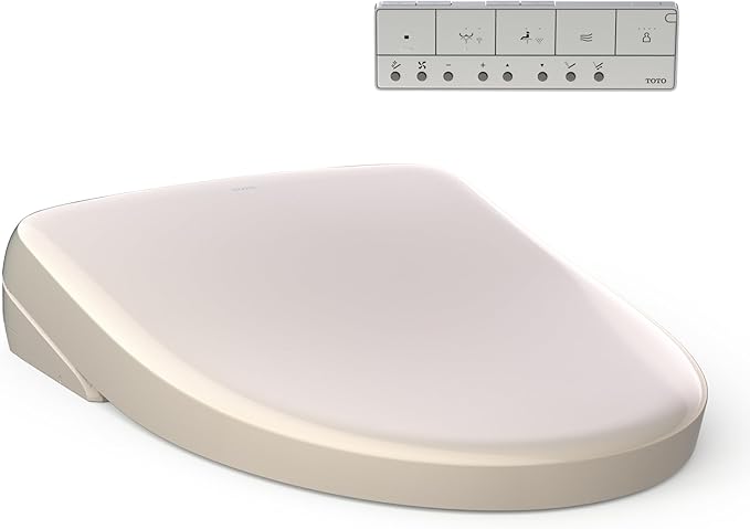 TOTO® WASHLET® S7A Electronic Bidet Toilet Seat with EWATER+® Bowl and Wand Cleaning, Auto Open and Close Contemporary Lid, Elongated, Sedona Beige - SW4736#12