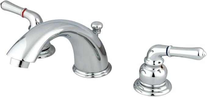 Kingston Brass KB961 Magellan Widespread Bathroom Faucet with Retail Pop-Up, Polished Chrome