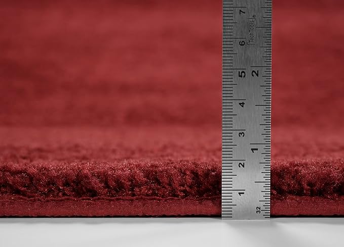 Garland Rug Traditional Nylon Washable Chili Pepper Red 24" X 40" Bath Rug - Soft, Absorbent, and Stylish for Your Bathroom