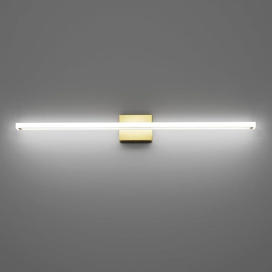 40inch Gold LED Bathroom Vanity Light Bar 36W Modern Bath Light Fixture Over Mirror Vanity Light Cool White 6000K