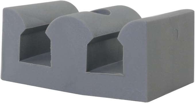 4PCS Framed Sliding Rubber Door Bumpers Gray Glass Positioning and Anti Collision for Shower Glass Sliding Doors