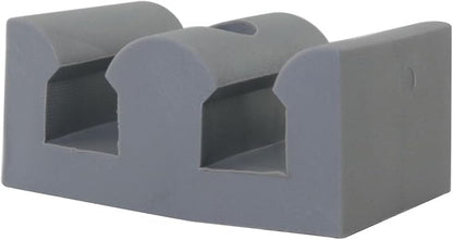 4PCS Framed Sliding Rubber Door Bumpers Gray Glass Positioning and Anti Collision for Shower Glass Sliding Doors