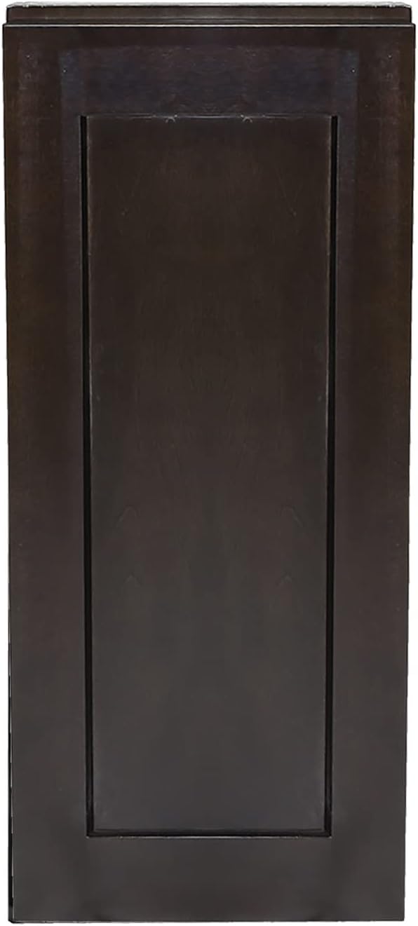 Brookings Shaker Fully Assembled Wall Kitchen Cabinet W936, 9 W x 12 D x 36 H, Brown, Solid Wood, Design House, 586495