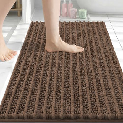 Arotive Bathroom Rugs Mat 30x20, Soft Absorbent Chenille Shaggy Bath Mat