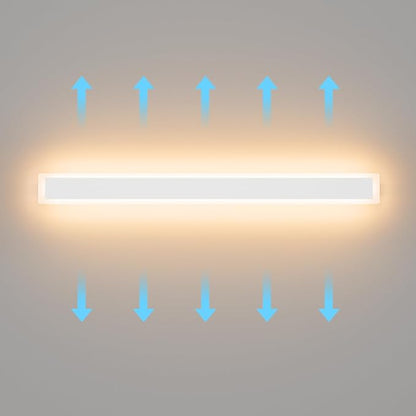 Aipsun 2 Packs LED Outdoor Wall Sconce, 39.4in 3000K Exterior Light Fixtures Wall Mount, Modern Porch Lights Wall Sconce, Long LED Linear Outside Lighting for Garage, Front Door,Entrance, Hallway