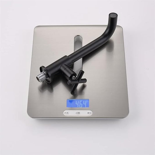 ZR98US Wall Fixtures Brass Bathroom Faucet Cold Black/Chrome/Gold (Color : C Size (As Shown in The)