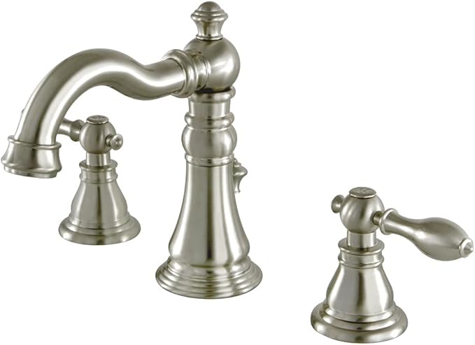 Fauceture FSC1978ACL American Classic Widespread Bathroom Faucet with Pop-Up Drain, Brushed Nickel