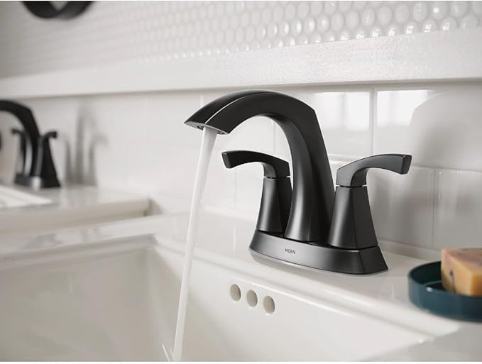 Moen Faucet BR HIARC LINDR CS MBK2H 84506BL