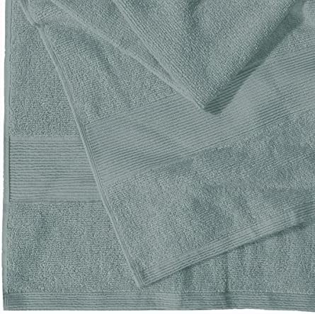 Belizzi Home Premium Cotton Oversized 2 Pack Bath Sheet 35x70-100% Pure Cotton - Ideal for Everyday use - Ultra Soft & Highly Absorbent - Machine Washable - Jade