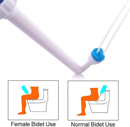 Butt Buddy Go - Portable Handheld Bidet & Fresh Water Bottle Sprayer (for Home, Travel, Outdoors | Retractable Nozzle, Soft-Squeeze Plastic, Large Volume | Stay Clean On-The-Go | Carry Bag Included)