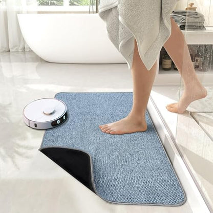 Bath Mat,Ultra Thin Bathroom Rugs,Rubber Bath Mats for Bathroom,Bath rugs