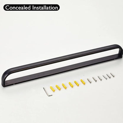 WINCASE Bronze Towel Bar, Oil Rubbed Hand Towel Holder 24 Inch, Bathroom Towel Rack Rod Wall Mount Screw in