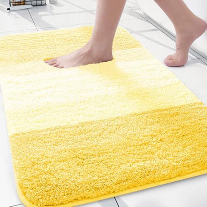 Arotive Microfiber Bathroom Rugs, Shaggy Soft Absorbent Bath Rug, 30x20