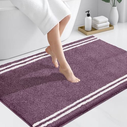PURRUGS Bathroom Rug, Bath Mat, 30" x 46", Purple