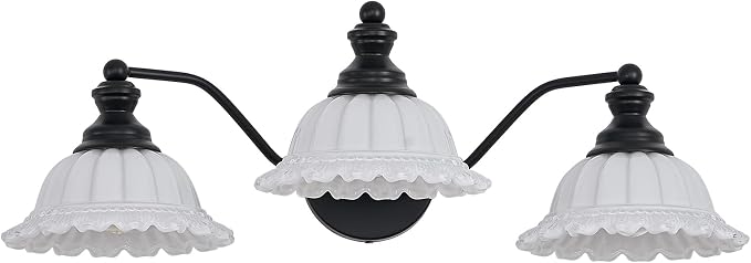XIEDUN Black 3 Light Vanity Light Modern Bathroom Vanity Light Fixture