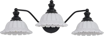 XIEDUN Black 3 Light Vanity Light Modern Bathroom Vanity Light Fixture