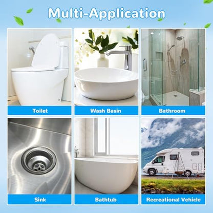 48 Count Flushable Toilet Bowl Cleaner Refills, Toilet Cleaner Refill Pads