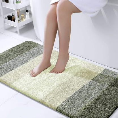 OLANLY Bathroom Runner Rug 40x24, Extra Soft Absorbent Microfiber Bath Rugs