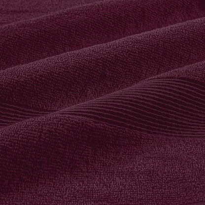 Belizzi Home 4 Pack Bath Towel Set 27x54, 100% Ring Spun Cotton, Ultra Soft Highly Absorbent Machine Washable Hotel Spa Quality Bath Towels for Bathroom, 4 Bath Towels - Burgundy