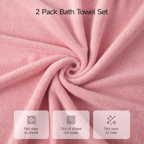 ecolook Ultra Soft 6-Piece Towel Set, 100% Cotton