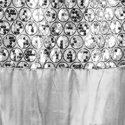 Zahari Home Sinatra Window Curtain Stylish Bathroom Window Curtain,36" x 54" Each, Set of 2, Silver