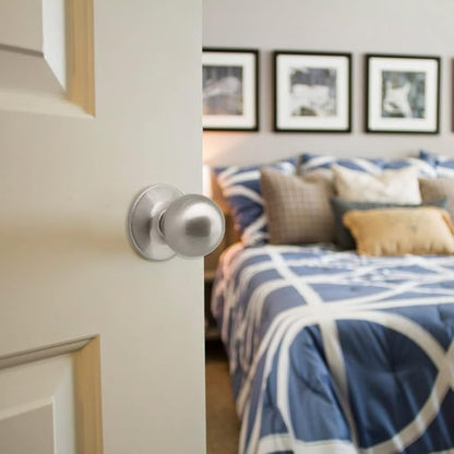 Design House 781872 Ball Passage Hall and Closet Door Knob Satin Nickel