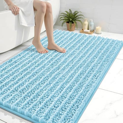 Arotive Bathroom Rugs Mat 40x32, Soft Absorbent Chenille Shaggy Bath Mat